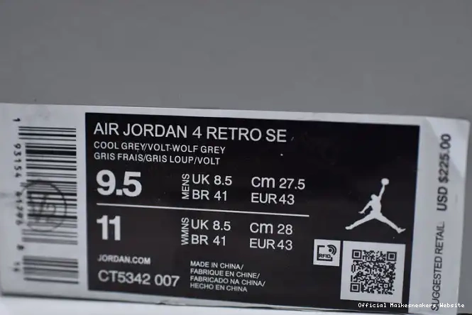 Official Maikesneakers Neon CT5342-007 4 Air Jordan SE 0618